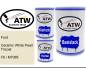 Preview: Ford, Ceramic White Pearl Tricoat, F6 / M7085: 500ml Lackdose + 500ml Klarlack + 250ml Härter - Set, von ATW Autoteile West.